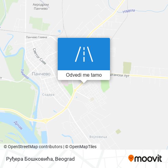 Руђера Бошковића mapa