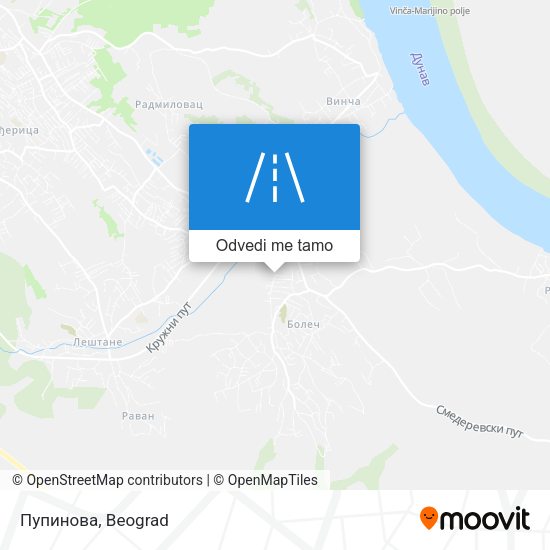 Пупинова mapa