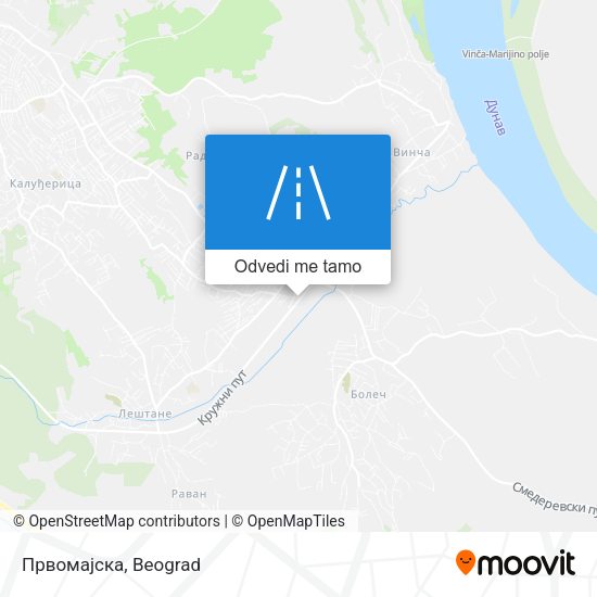 Првомајска mapa