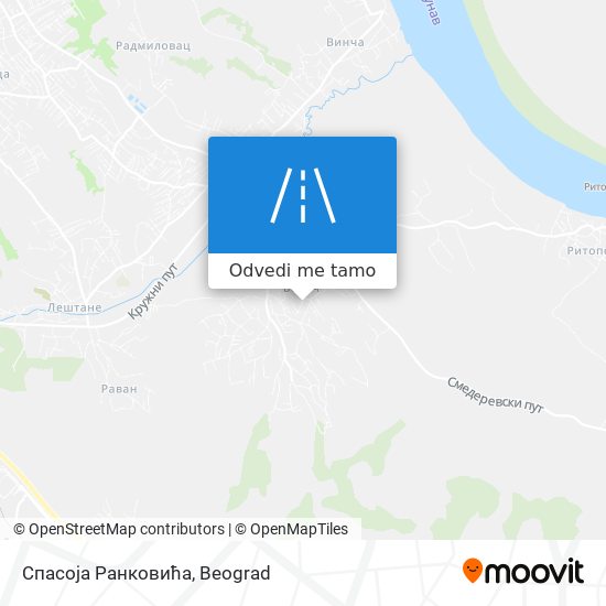 Спасоја Ранковића mapa