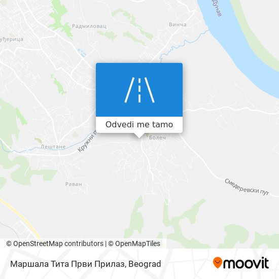 Маршала Тита Први Прилаз mapa