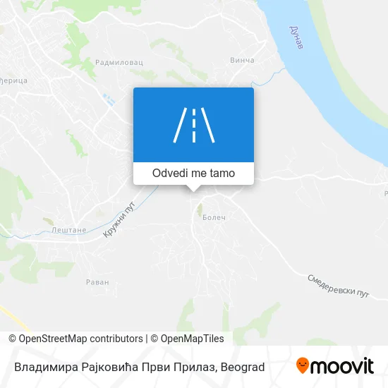 Владимира Рајковића Први Прилаз mapa