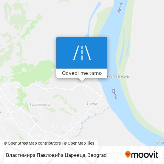 Властимира Павловића Царевца mapa