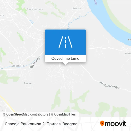 Спасоја Ранковића 2. Прилаз mapa