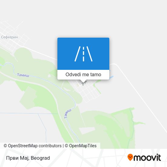 Први Мај mapa