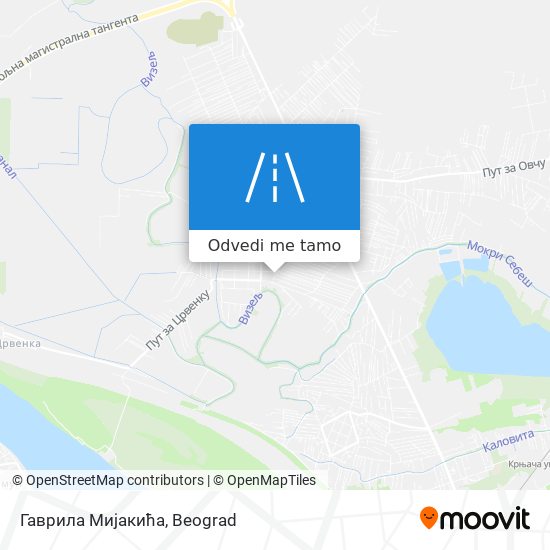 Гаврила Мијакића mapa