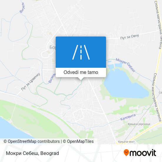 Мокри Себеш mapa