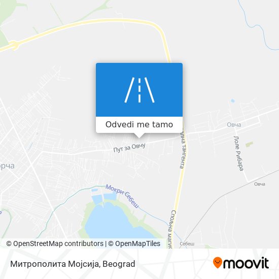 Митрополита Мојсија mapa