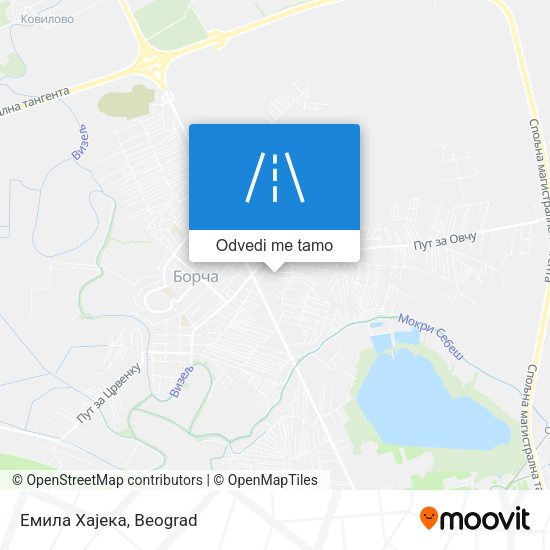 Емила Хајека mapa