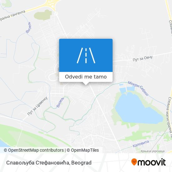 Славољуба Стефановића mapa