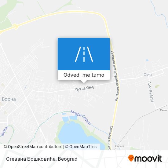 Стевана Бошковића mapa