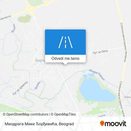 Миодрага Мике Ђорђевића mapa