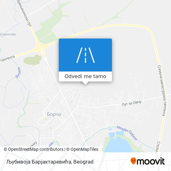 Љубивоја Барјактаревића mapa