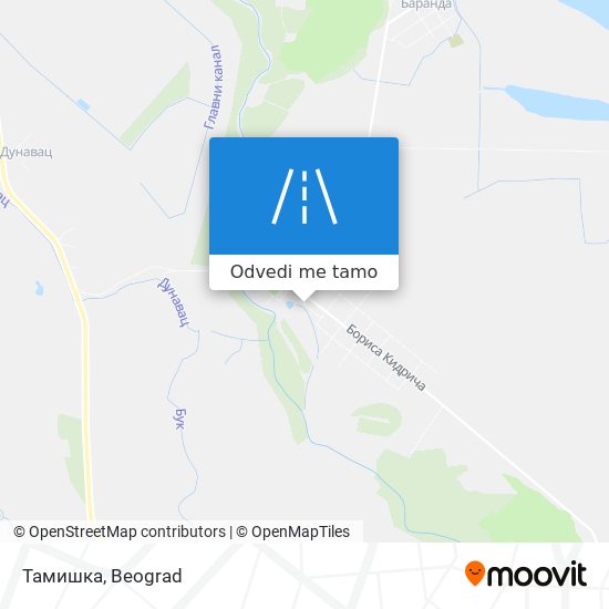 Тамишка mapa