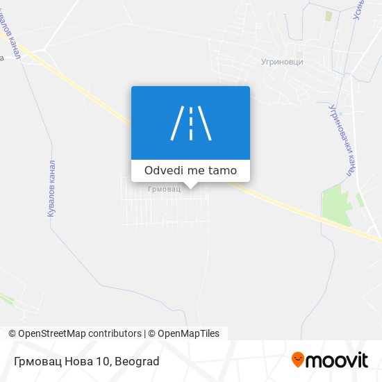 Грмовац Нова 10 mapa