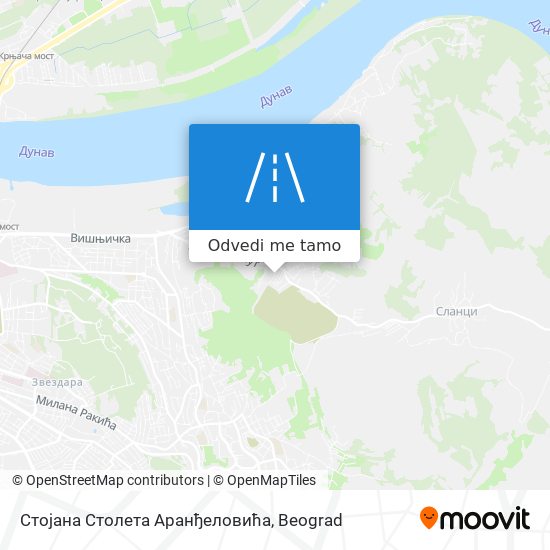 Стојана Столета Аранђеловића mapa