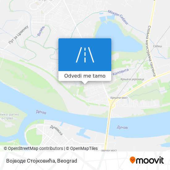 Војводе Стојковића mapa