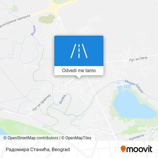 Радомира Станића mapa