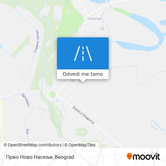 Прво Ново Насеље mapa