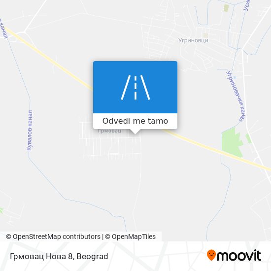 Грмовац Нова 8 mapa