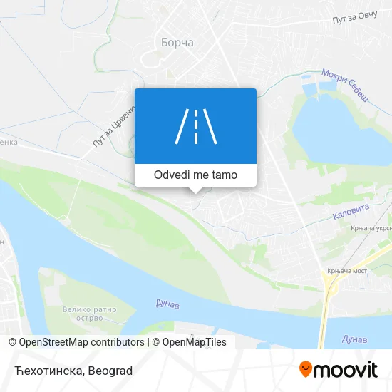 Ћехотинска mapa