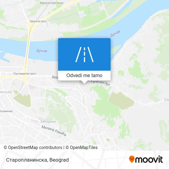 Старопланинска mapa