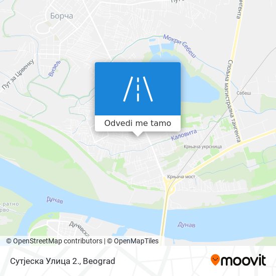 Сутјеска Улица 2. mapa