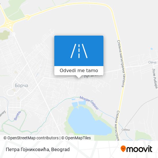 Петра Гојниковића mapa