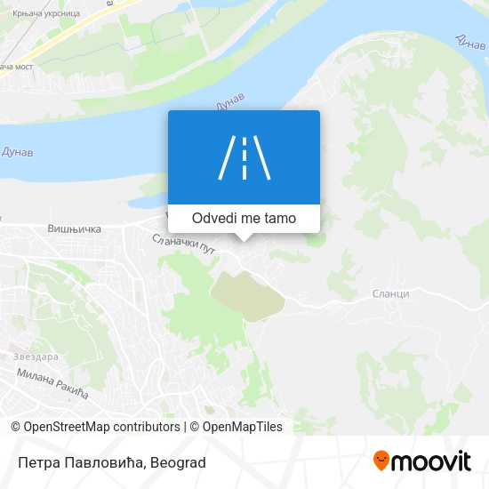 Петра Павловића mapa
