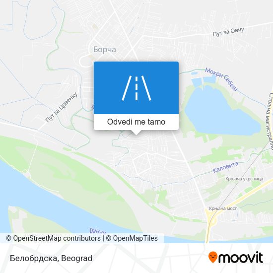 Белобрдска mapa