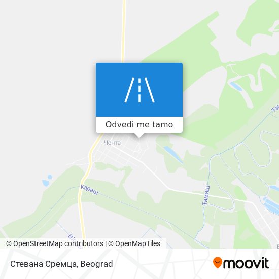 Стевана Сремца mapa