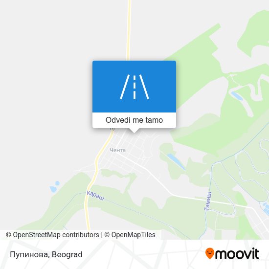 Пупинова mapa