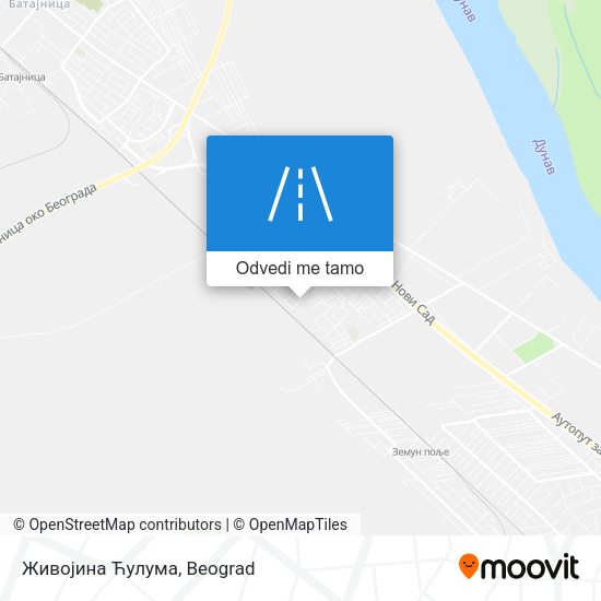 Живојина Ћулума mapa