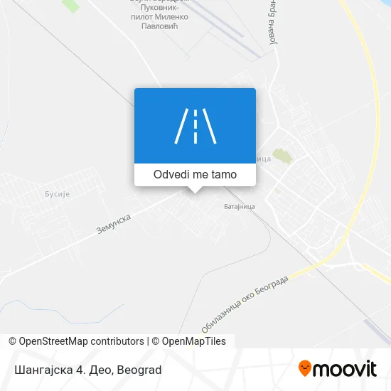 Шангајска 4. Део mapa