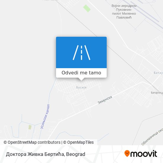 Доктора Живка Бертића mapa