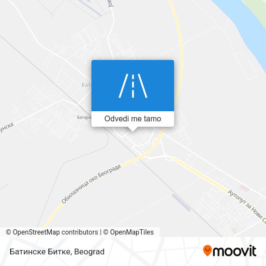 Батинске Битке mapa