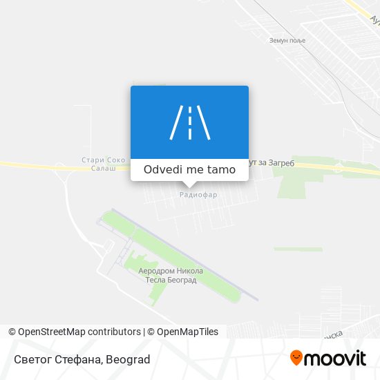 Светог Стефана mapa