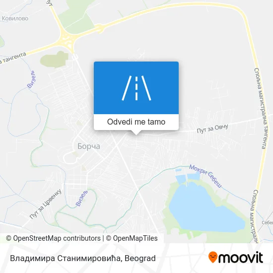 Владимира Станимировића mapa