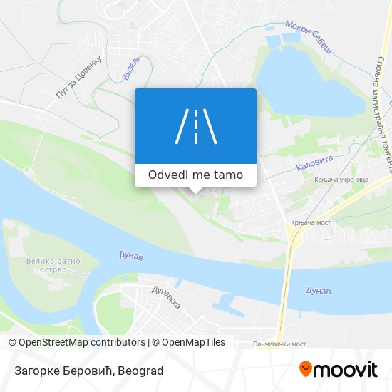 Загорке Беровић mapa