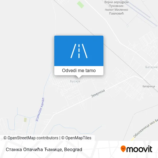 Станка Опачића Ћанице mapa
