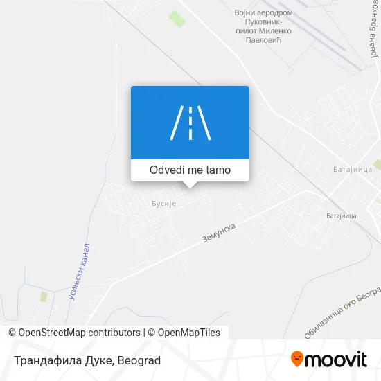 Трандафила Дуке mapa