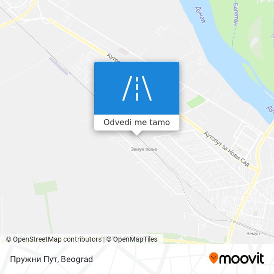 Пружни Пут mapa