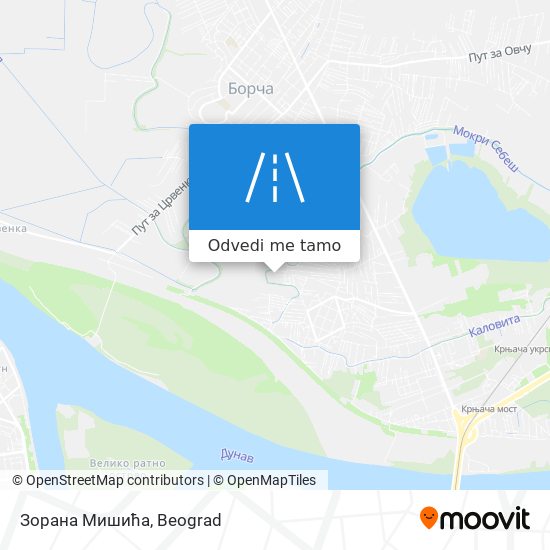 Зорана Мишића mapa