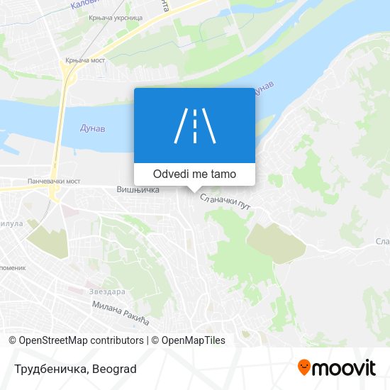 Трудбеничка mapa