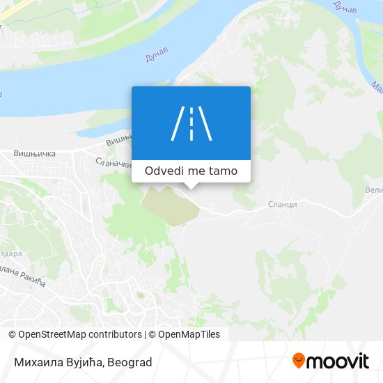 Михаила Вујића mapa