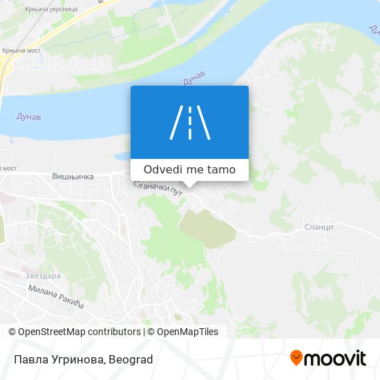 Павла Угринова mapa