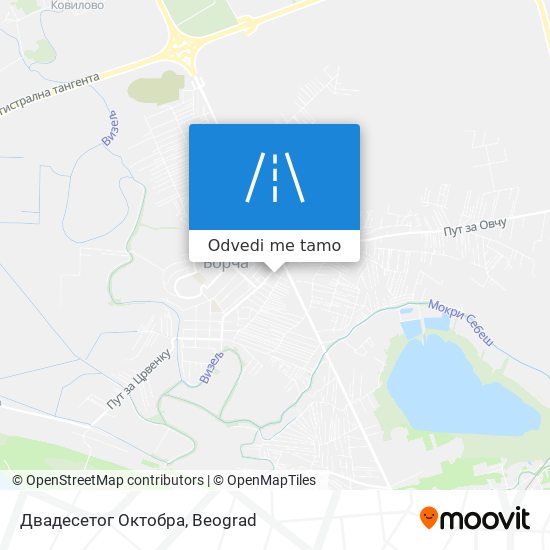 Двадесетог Октобра mapa