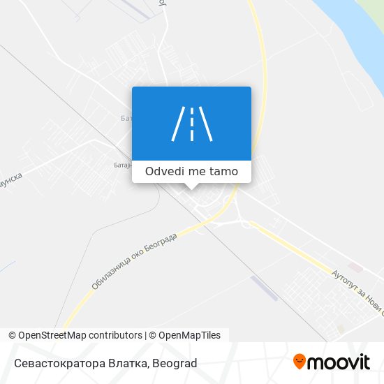 Севастократора Влатка mapa