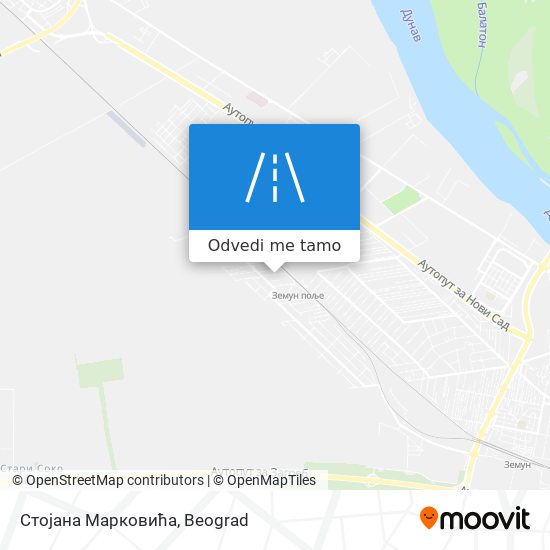 Стојана Марковића mapa