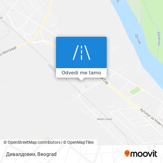 Девалдових mapa